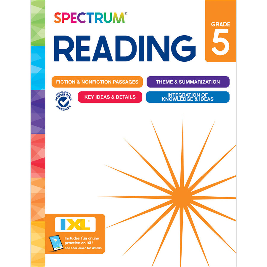 Spectrum Reading Workbook Grade 5 Paperback
