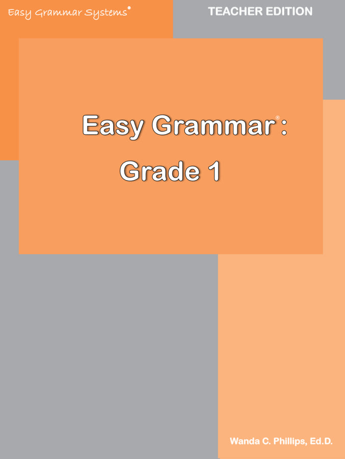 Easy Grammar®: Grade 1 Teacher Edition