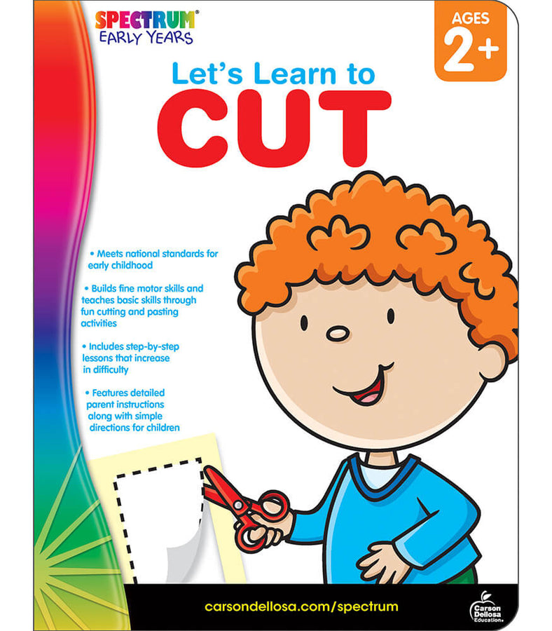 Let's Learn to Cut Workbook Grade T-K Paperback