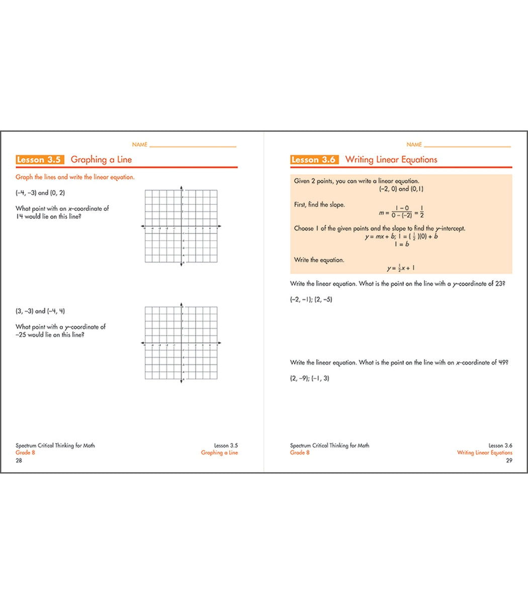 Spectrum Critical Thinking for Math Workbook Grade 8 – A Brighter Child ...