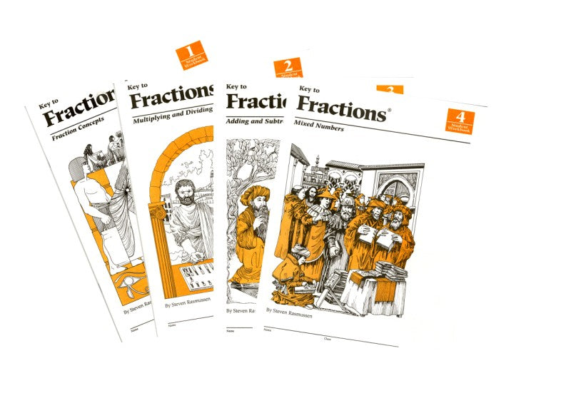 Key to Fractions Workbooks 1-4
