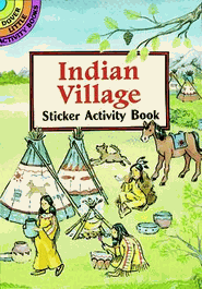 Indian Village Sticker Activity Book
