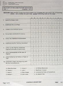 The Story of Constitution Test