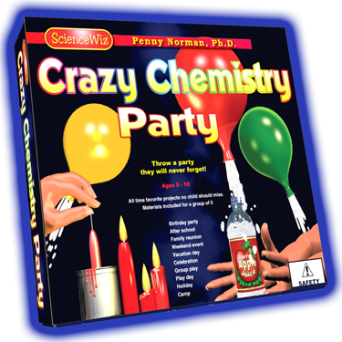 Science Wiz Crazy Chemistry Party Activity Kit