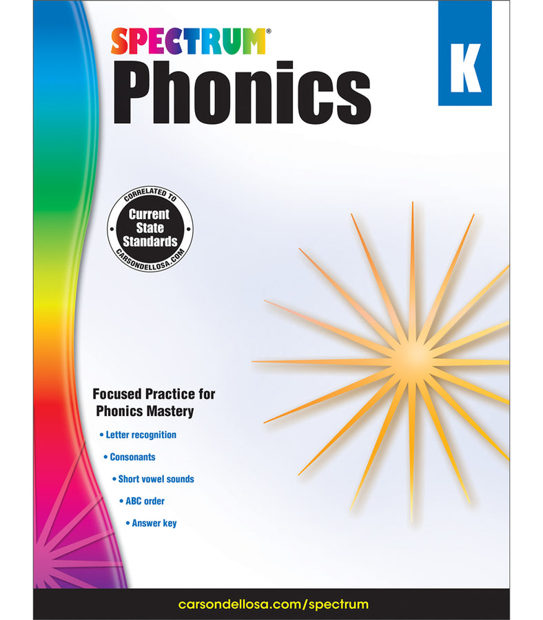 Spectrum Phonics Grade K