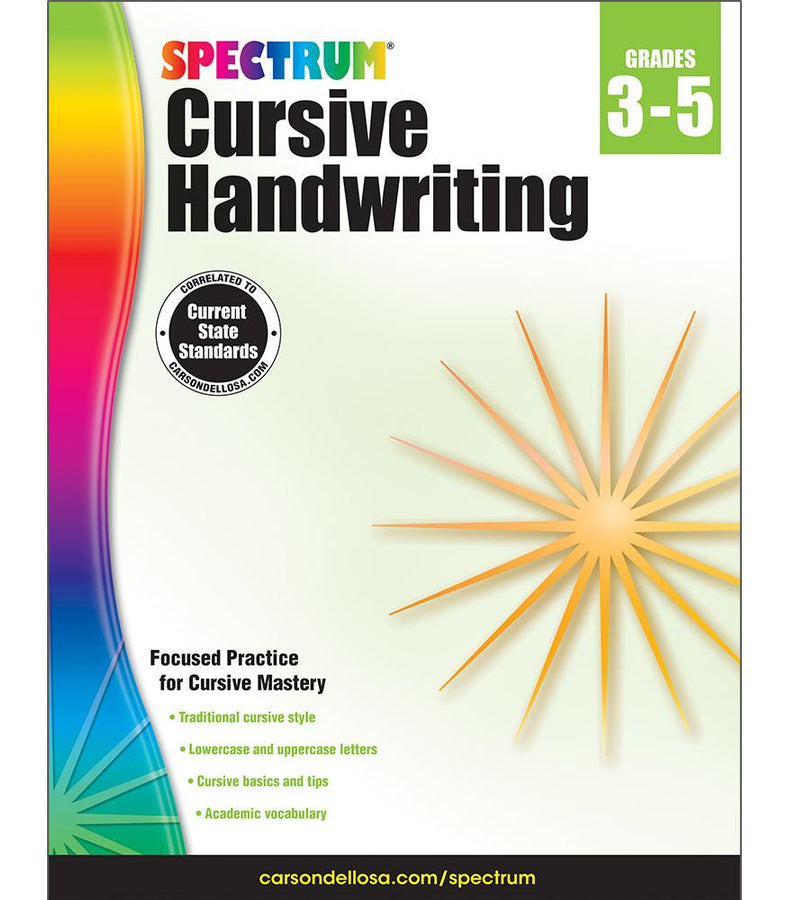 Spectrum® Cursive Handwriting.