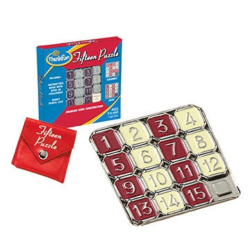 Fifteen Puzzle - Pocket Sized Brainteaser Classic