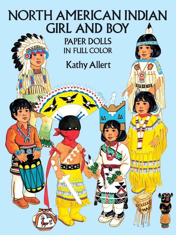 North American Indian Girl and Boy Paper Dolls