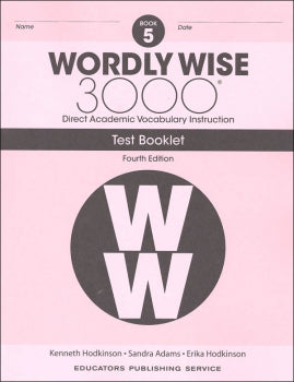 Wordly Wise 3000 Tests Grade 5 (4th Edition)