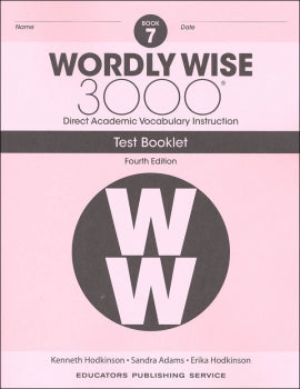 Wordly Wise 3000 Tests Grade 7 (4th Edition)