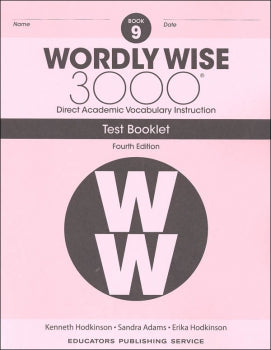 Wordly Wise 3000 Tests Grade 9 (4th Edition)