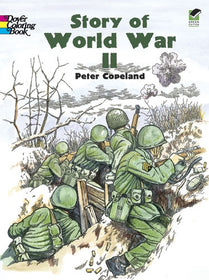 Story of WW II Coloring Book