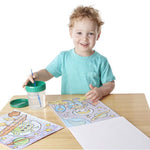 My First Paint With Water Kids' Art Pad With Paintbrush - Pirates, Space, Construction, and More - Melissa and Doug