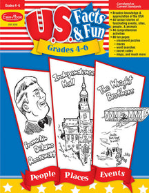 U.S. Facts & Fun, Grades 4-6 - Teacher Reproducibles