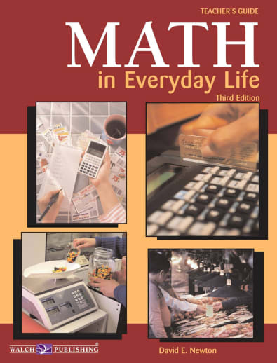 Math in Everyday Life Teacher's Guide, 3rd Edition