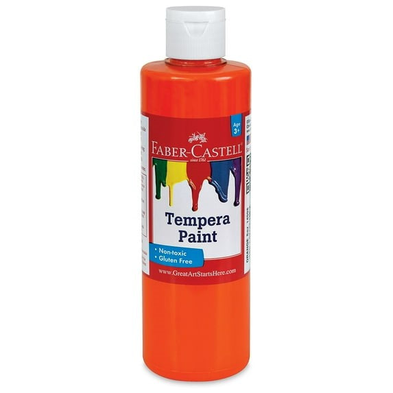 Tempera Paint Orange