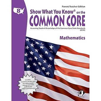 Show What You Know on the Common Core Parent/Teacher Edition Mathematics Grade 8