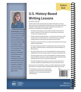 IEW US History-Based Writing Lessons Student Book (Grades 6-8)