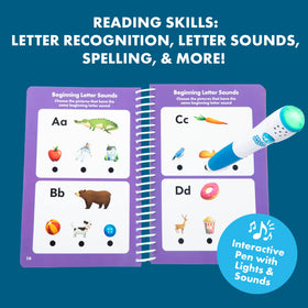Hot Dots® Preschool Essentials Reading & Math Workbook