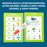 Hot Dots® Kindergarten Essentials Reading & Math Workbook