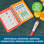 Hot Dots® Kindergarten Essentials Reading & Math Workbook