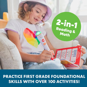 Hot Dots® First Grade Essentials Reading & Math Workbook