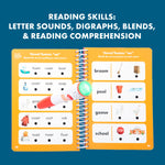 Hot Dots® First Grade Essentials Reading & Math Workbook
