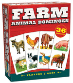 Farm Animal Dominoes Matching Game