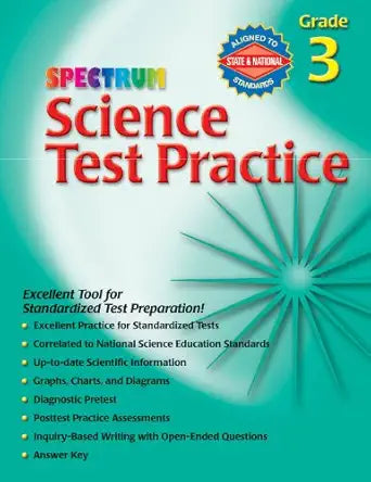 Spectrum Science Test Practice Workbook Grade 3