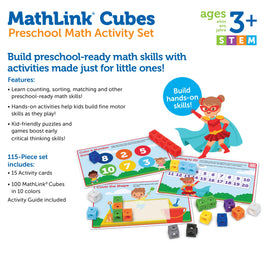 MathLink Cubes Preschool (PreK) Activity Set