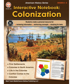 Look Inside  Interactive Notebook: Colonization Resource Book Grade 5-8 Paperback