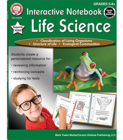 Look Inside Interactive Notebook: Life Science Resource Book Grade 5-8 Paperback