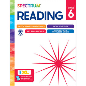 Spectrum Reading Workbook Grade 6 Paperback