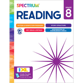 Spectrum Reading Workbook Grade 8 Paperback