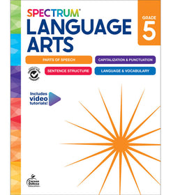 Spectrum Language Arts Workbook Grade 5 Paperback