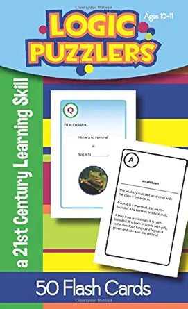 Logic Puzzlers Flash Cards Ages 10-11