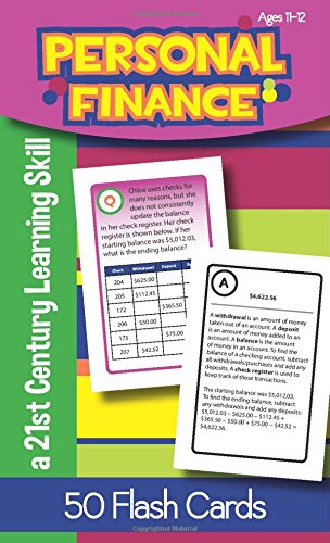 Personal Finance Flash Cards Ages 11-12