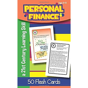 Personal Finance Flash Cards Ages 12-13