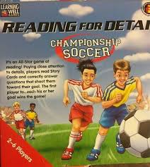 Learning Well Games: Reading for Detail, Championship Soccer Red Level RL 2.0-3.5