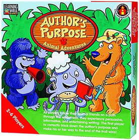 Learning Well Games: Author's Purpose, Animal Adventures Red Level RL 2.0-3.5