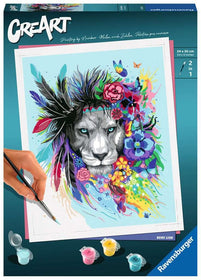 Boho Lion Paint Kit