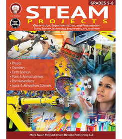 STEAM Projects Workbook Grade 5-8 Paperback