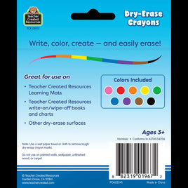 Colorful Dry-Erase Crayons (Teacher Created Resources)