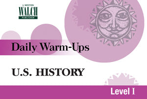 Daily Warm-Ups: U.S. History I