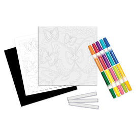 Color by Number Bloomin Butterflies