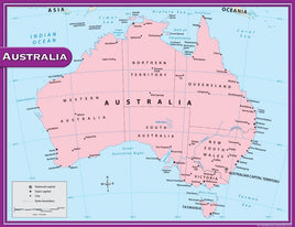 Australia Map Chart (Teacher Created Resources)
