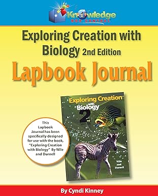 Lapbook Journal: Apologia Exploring Creation with Biology 2nd Edition (Damaged Packaging - All Sales Final)