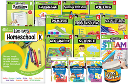 180 Days Homeschool Kindergarten Set
