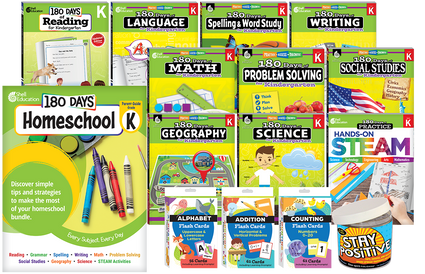 180 Days Homeschool Kindergarten Set