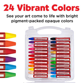 Oil Pastels in Storage Case (Set of 24)